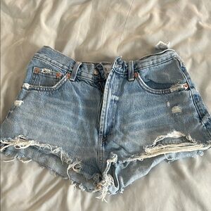 Distressed Denim Women Shorts